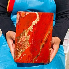 17.9LB TOP Natural Red jasper Quartz Crystal mineral specimen Healing Decoration picture