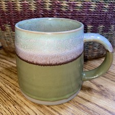 Latitude Run Wayfair (?) Pottery Coffee Mug Art Glaze Rustic Camp picture