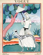VOGUE Cover by Helen Dryden - Vintage 1922 Art Deco Style Poster 24x36” RARE Rep picture