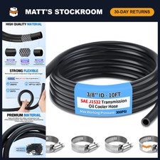 3/8 ID Transmission Oil Cooler Hose, 10FT Transmission Cooler Line for Power Ste picture
