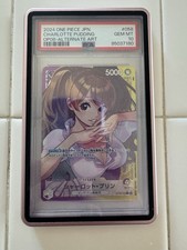 PSA 10 2024 One Piece Japanese Charlotte Pudding OP08 Alternate Art #058 picture