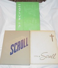 3 VINTAGE NORTHWESTERN COLLEGE EAGLES YEARBOOKS-1955, 1956, & 1957 -THE SCROLL picture
