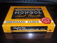 Vintage Eberhard Faber - 3 Dozen Woodclinched Mongol 482 Pencils in Original Box picture