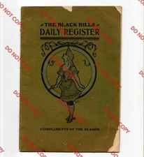 Antique 1907 Black Hills Daily Register Magazine South Dakota SD Book picture