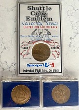Vintage NASA Space Shuttle Commemorative Medallions Set - STS-1 STS-2 Discovery picture