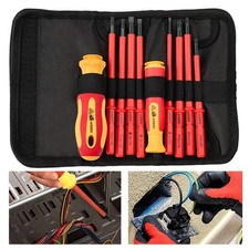 Professional Electrician Screwdriver Set Insulated Magnetic Torx Phillips Tip picture