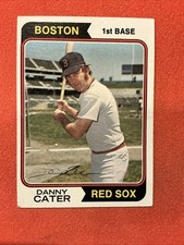 Danny Cater 🔥🔥MLB: 1974 Topps 🔥🔥Autograph🔥🔥 picture