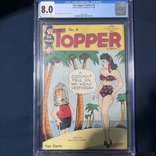 Tip Topper Comics #4 United Feature Syndicate CGC 8.0 1950 picture
