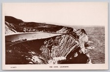 Vintage Kingsway Real Photo Postcard Lulworth Cove Dorset England UK RPPC picture