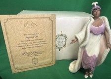 LENOX STEPPING OUT 20's fashion figurine African American -- NEW in BOX with COA picture