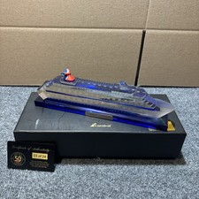 Carnival Radiance 3D Ship Crystal Glass Model 03/24 SERIAL Retired 50th Birthday picture