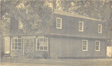 E56/ Holland Ohio Postcard c1940s Antique Shop John Damon Owner picture
