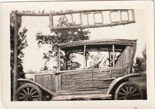 Antique Photo 1926 Grand Traverse Auto Co Michigan Model T Ford Wood Car History picture