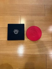Ferrari Owners Club Japan FOCJ 10th Anniversary Red Leather Coaster Boxed picture