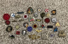 Nerd Enamel Pin Lot - Nintendo Star Trek Marvel Metal Gear Zelda WH40k & More picture