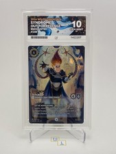 Syndrome Out For Revenge 238/204 ACE Wilds Unknown Lorcana ACE 10 Gem Mint picture