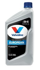 Valvoline European 5W-40 Full Synthetic Motor Oil 1 Quart 1 QT 1L Genuine picture
