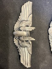 WW2 WWII US Army Air Force USAAF AMICO STERLING Aerial Gunner Wings 2
