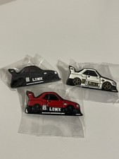 Liberty Walk LBWK Nissan Skyline R34 Silhouette Metal Pins Black White Red picture