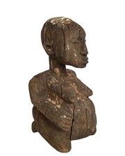 #1165 Stunning Carving Old Lobi Pregnant Women Sculpture Burkina Faso 10