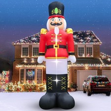 12 FT Giant Christmas Decorations Outdoor Inflatable Nutcracker 12FT Nutcracker picture