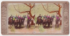 The Vigilantes Texas Stereoview Thornward Series Western 1860s picture