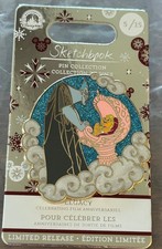 Disney Hercules Legacy Sketchbook Pin 25th Anniversary Limited Edition New w/Bag picture