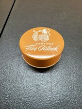 c1950's VTG Carter’s Typewriter Ribbon Tin FIVE O'CLOCK , With ribbon picture