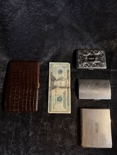 Vintage Cigarettes Cases Lot Of 4  picture