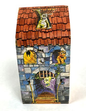Vintage 1981 Fleer Halloween Haunted House Cardboard Candy Container Box picture