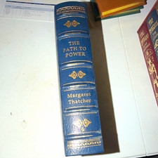 The Path To Power by Margaret Thatcher Easton Press 1995 1st Ed. SIGNED/NUMBERED picture