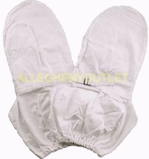 New Pair Snow Artic White Camouflage Mitten Shells Universal Sized picture