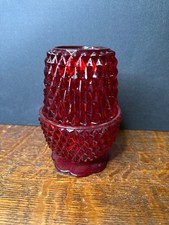 Vintage Indiana Glass Fairy Lamp. picture