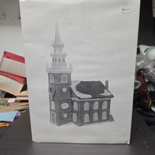 Beautiful Department 56 New England Village Old North Church w/ box          n2 picture