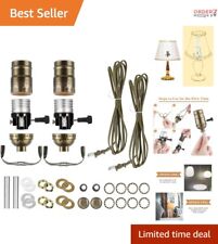 Easy-to-Install Bronze Lamp Parts Kit - Retro DIY Lighting Solution picture