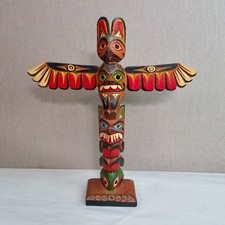 1940'S-50'S  IDA WILLIAMS FAMILY TOTEM POLE CARVING - VANCOUVER ISLAND BC 13