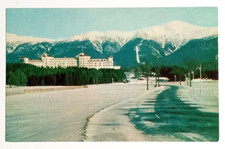 Mount Washington Hotel in Winter New Hampshire NH UNP Tichnor Postcard c1960s picture