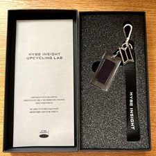 BTS HYBE INSIGHT Denim Keyring 2022 Exhibition Costume Fabric Rare Collectible picture