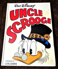 Giant Vintage Walt Disney UNCLE SCROOGE book - 1979 HC, Carl Barks, VG Cond picture