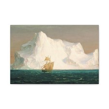 Frederic Edwin Church (1826-1900) The Iceberg 1891 - Canvas Wall Art picture
