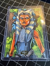 2026 Topps Chrome Star Wars Gold Foil Sketch Ahsoka Tano picture
