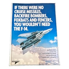 F-14 Tomcat Grumman Print/Ad 