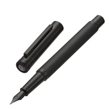 Matte Black Forest Fountain Pen Extra Fine Nib Classic Design with Converter ... picture