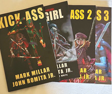 Kick-Ass Comic Graphic Novel Lot Vol 1 2 3 Hit-Girl Complete Set (3 TPB / 1 HC) picture