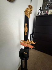 The Noble Collection NN3652 Sword of the Sun God w Scabbard Floor Stand picture