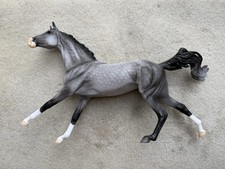 Retired Breyer Horse Web Special #10293 Maddox DARK Dapple Grey Akhal-Teke picture