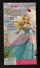 RARE - NIB Vintage Barbie 34 Valentines Cards 2007 W/ GLITTER TATTOOS. picture