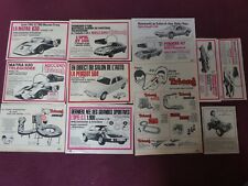 MECCANO TRIANG TOYS ADVERTISING LOT 60 YEARS PEUGEOT 504 MATRA 630 OPEL GT 1900 picture