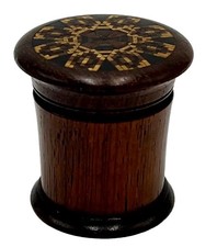 Rare Antique Tunbridge Ware Pocket Nutmeg Grater C.1840-70 in nice condition picture