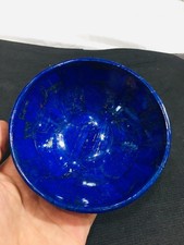 Handmade Beautiful Lapis Lazuli Bowl 5inch Royal Blue Top Quality picture